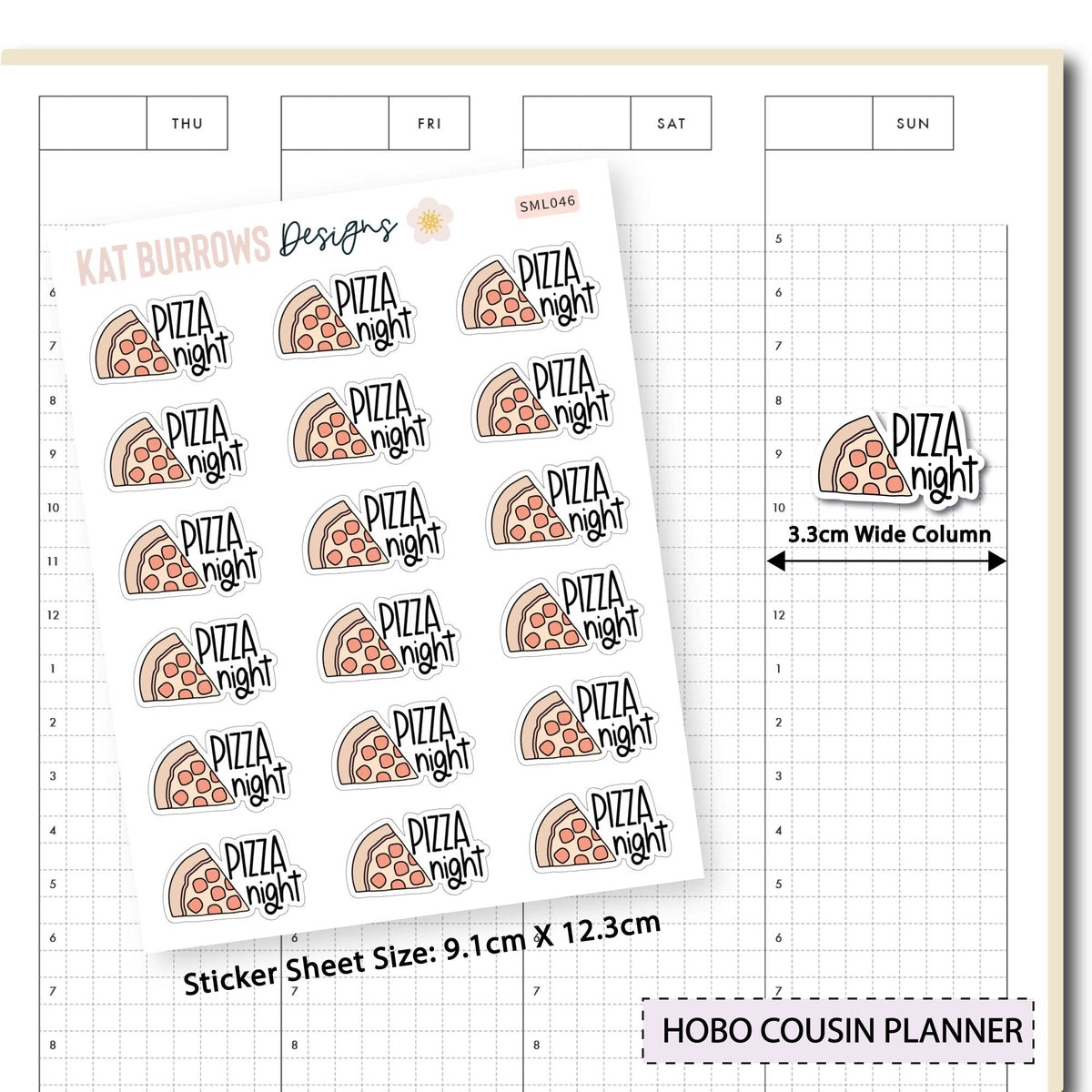 Stickers: Pizza Night