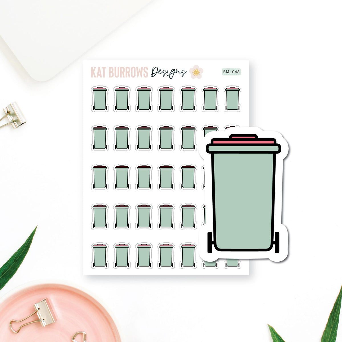 Stickers: Wheelie Bins
