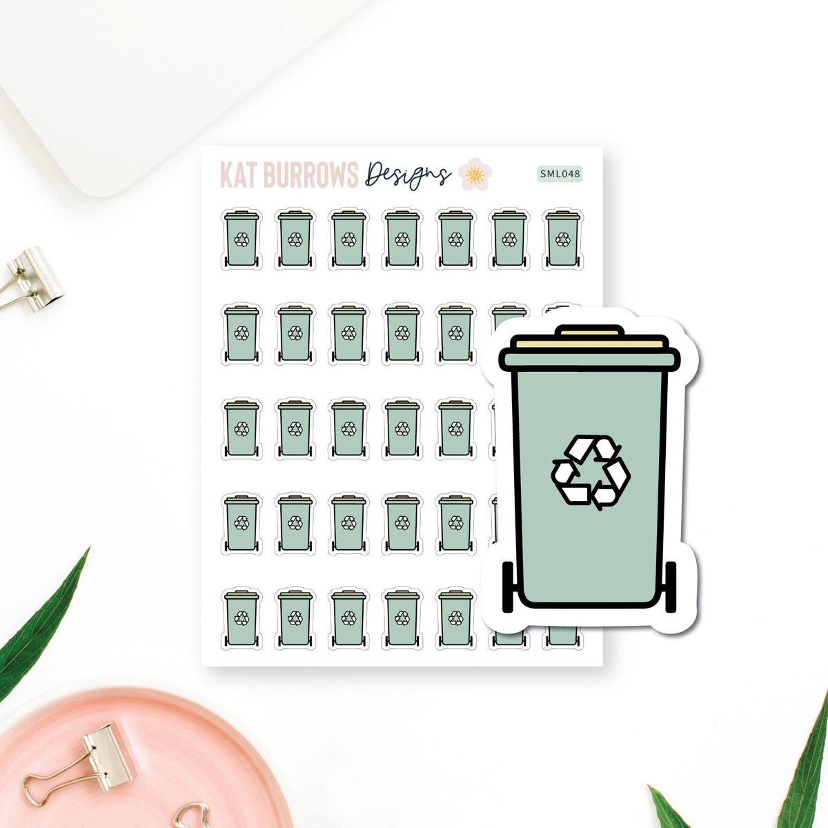 Stickers: Wheelie Bins