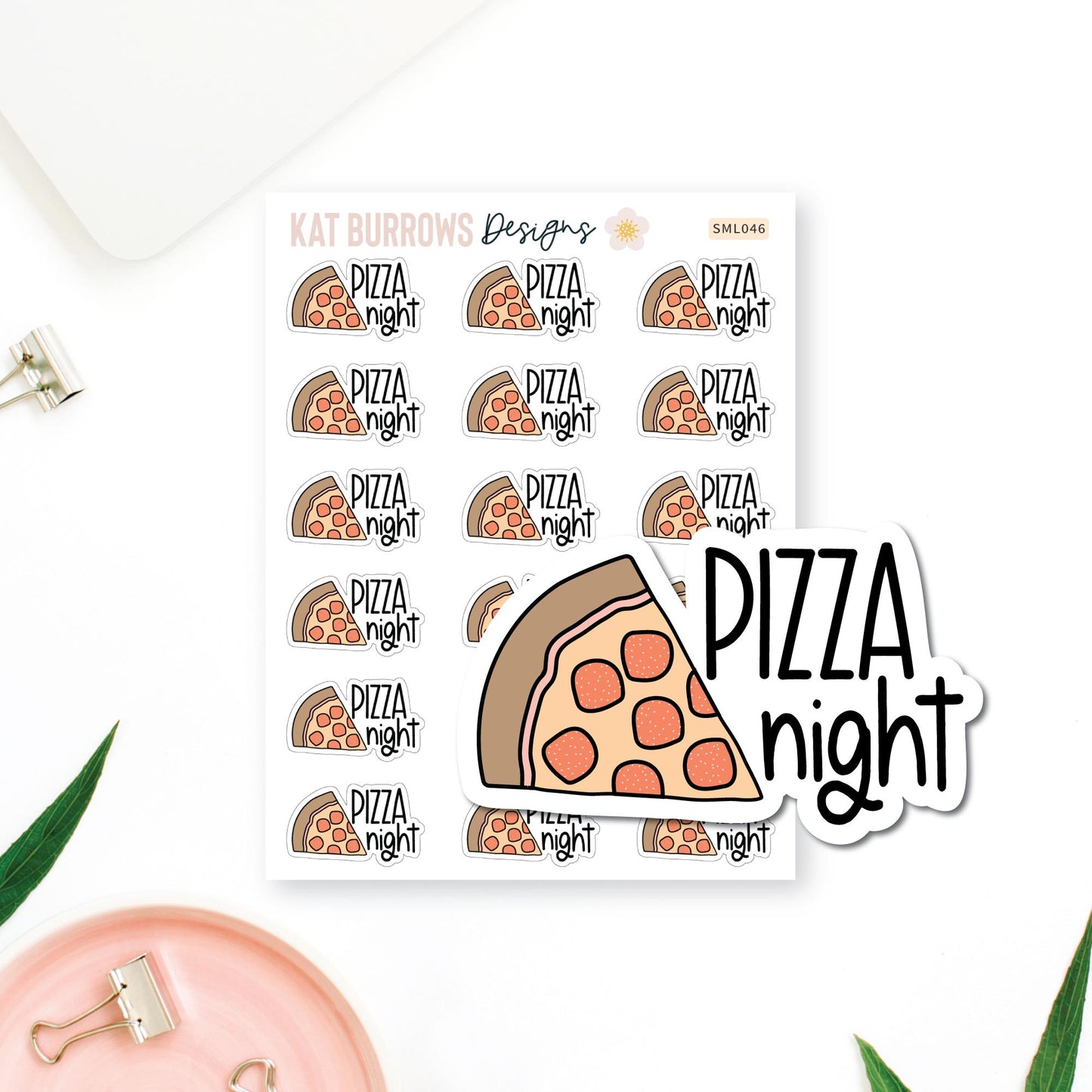 Stickers: Pizza Night