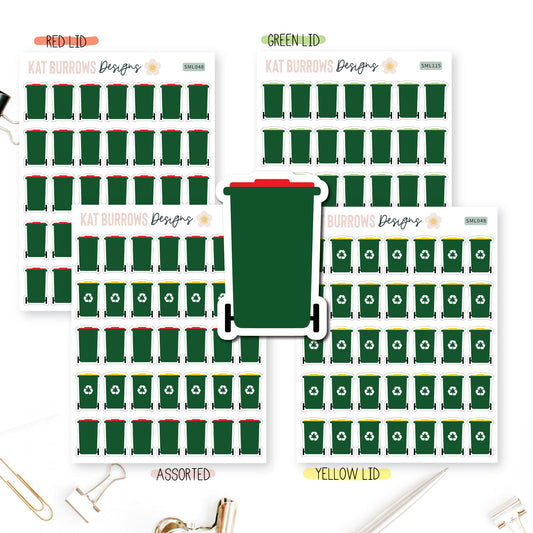 Stickers: Wheelie Bins