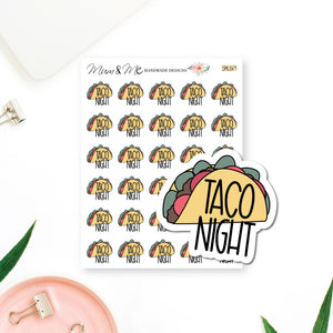 Stickers: Taco Night