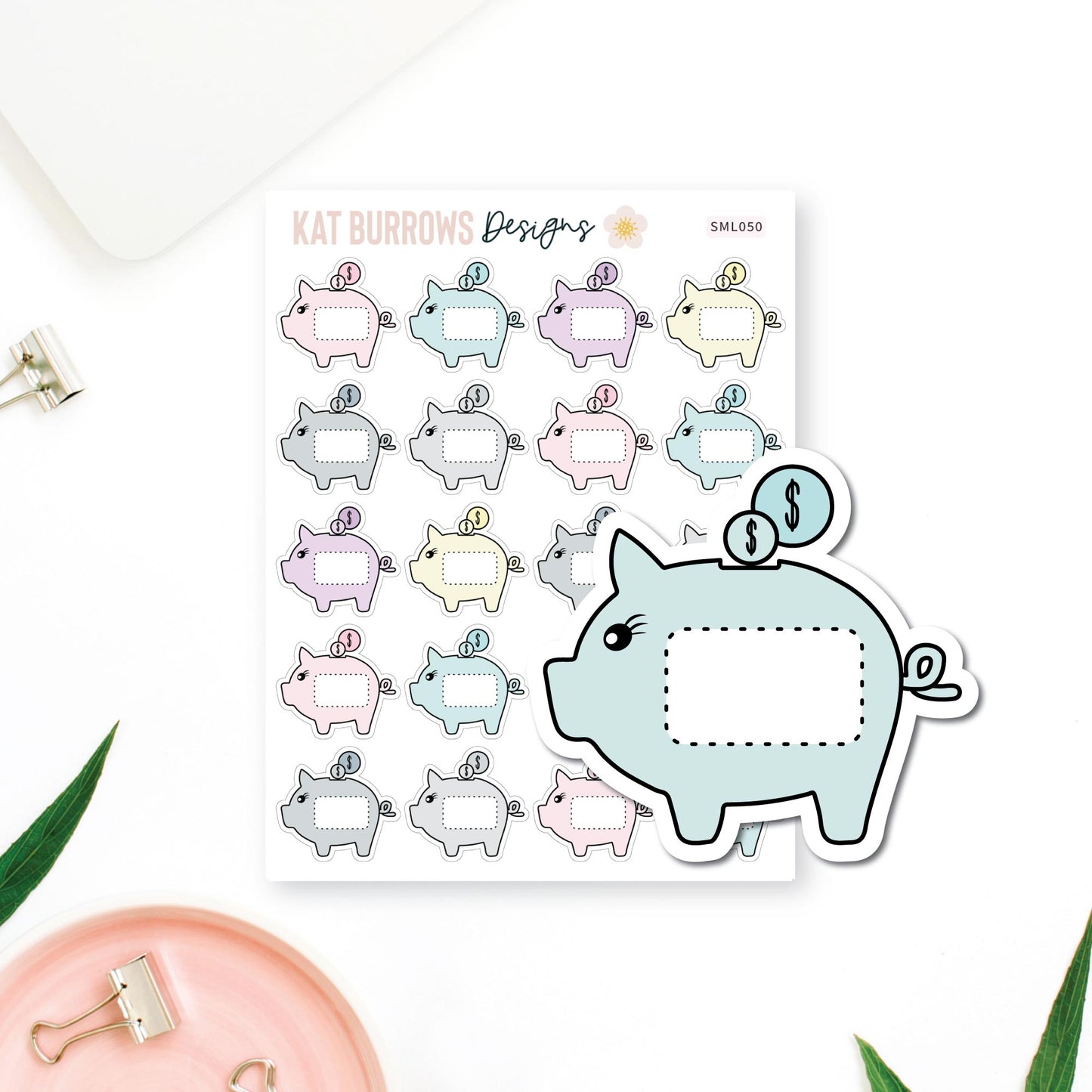 Stickers: Piggy Bank