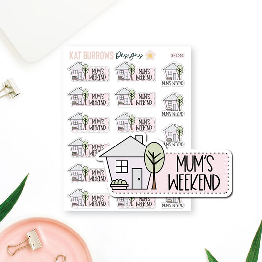 Stickers: Mum's Weekend