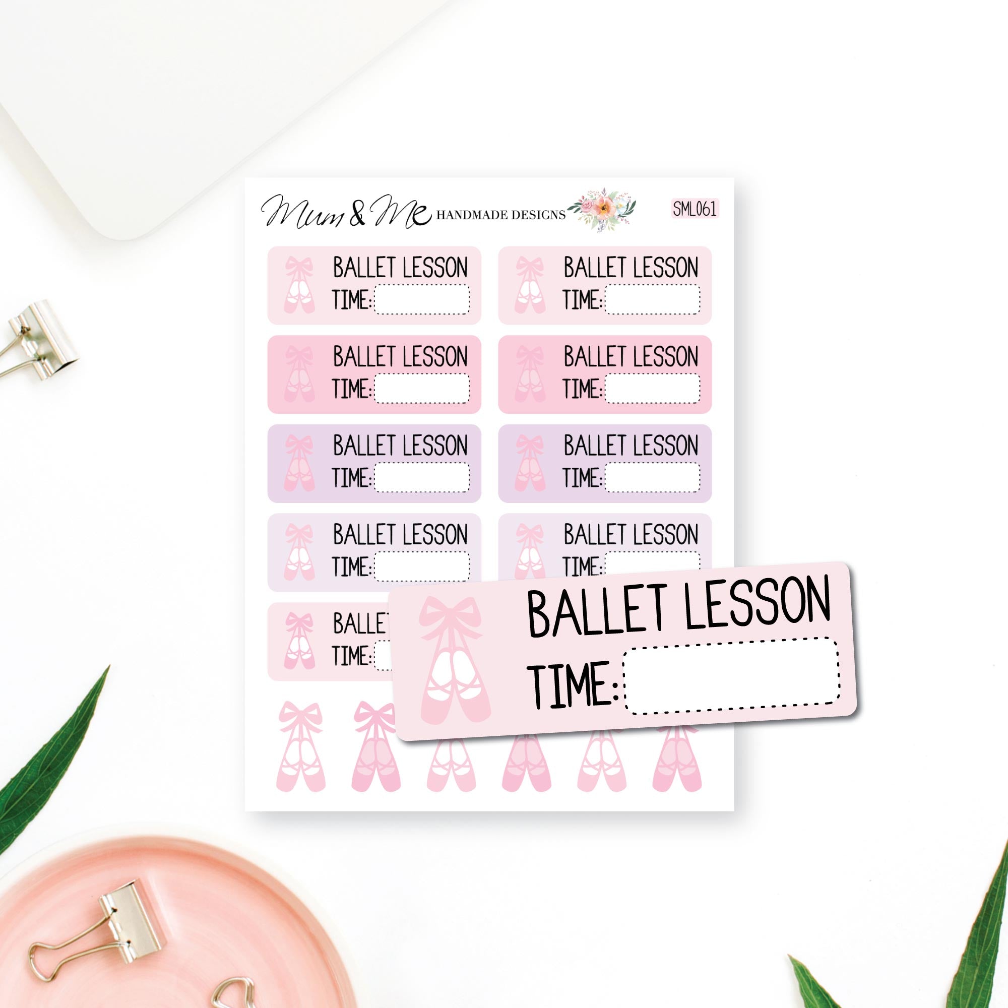 Stickers: Ballet Lessons