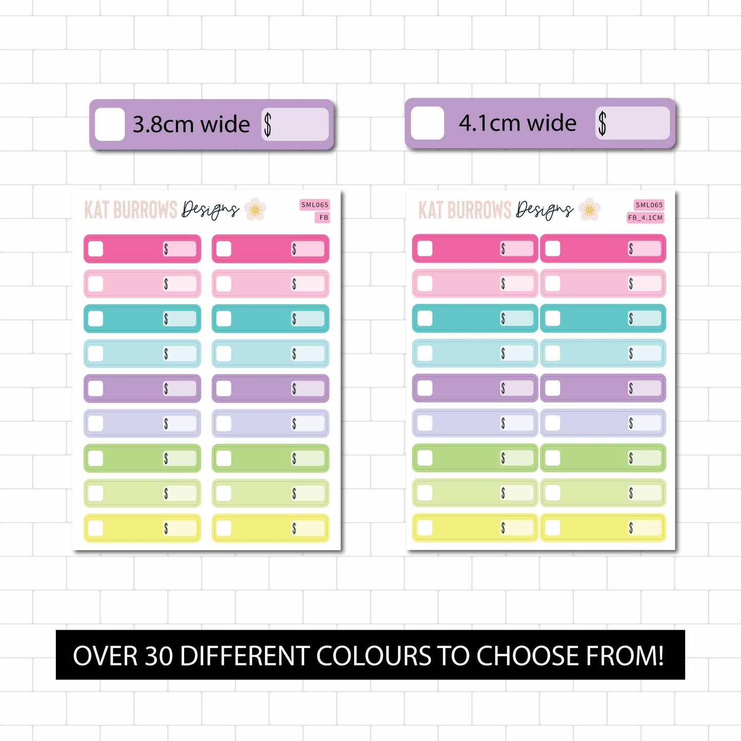 Stickers: Financial Boxes