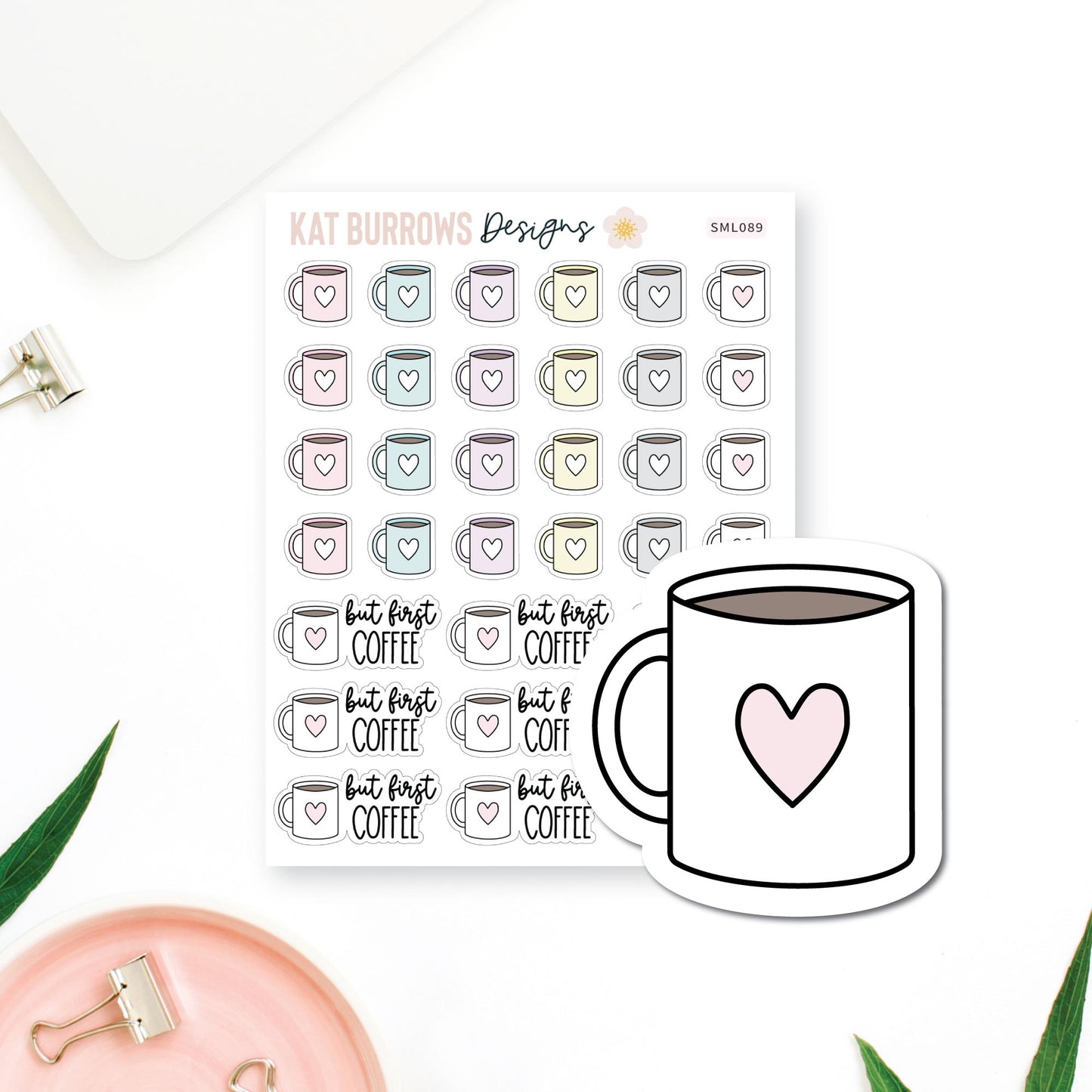 Stickers: But First Coffee