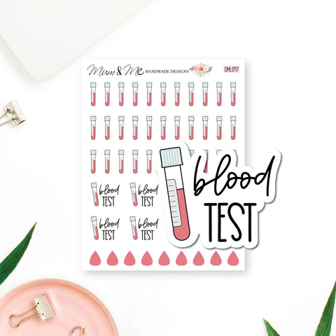 Stickers: Blood Tests