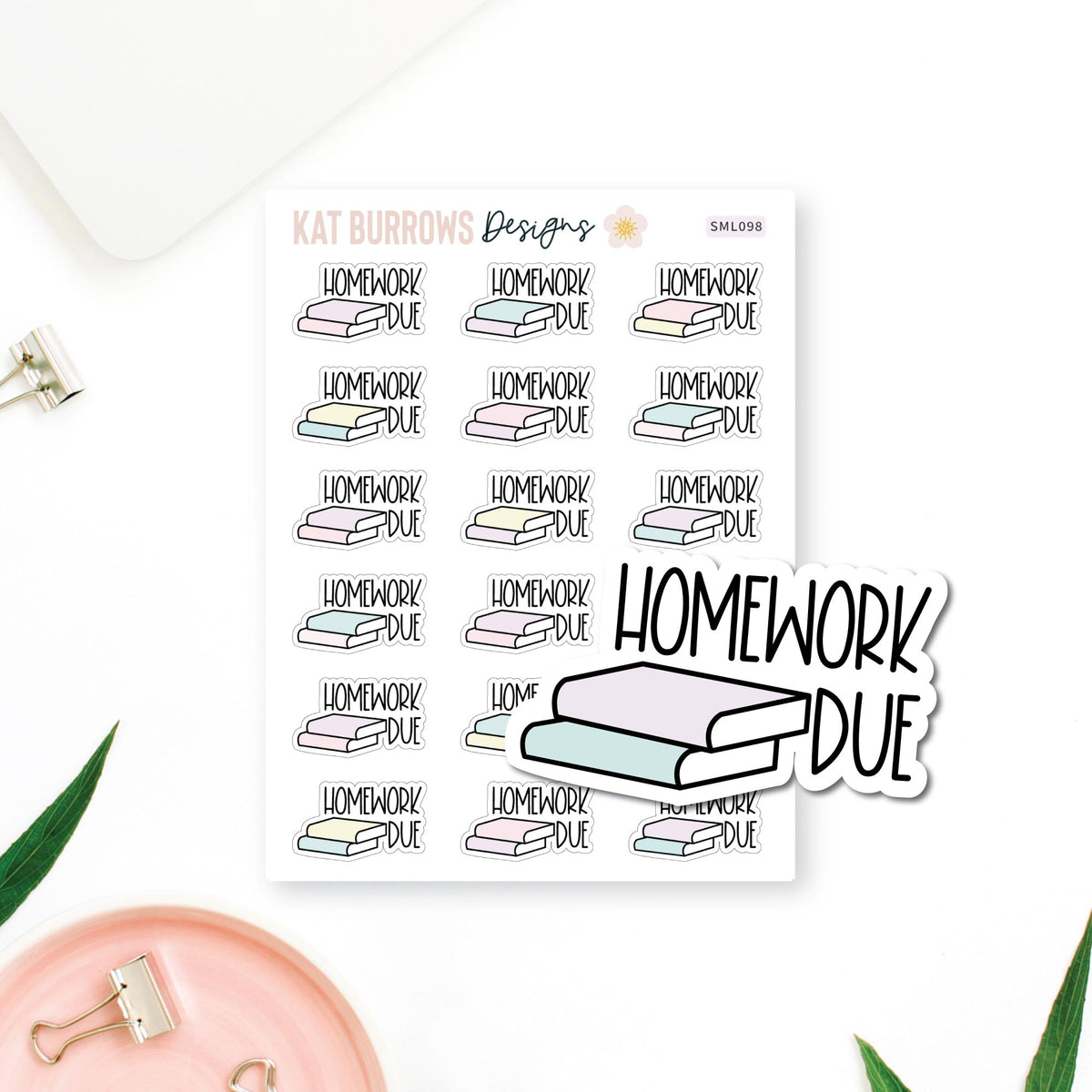 Stickers: Homework Due