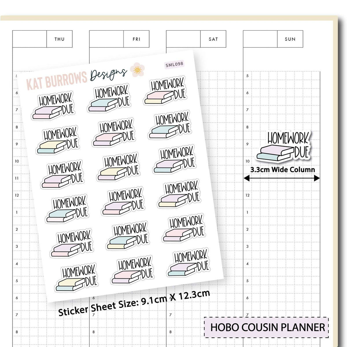 Stickers: Homework Due