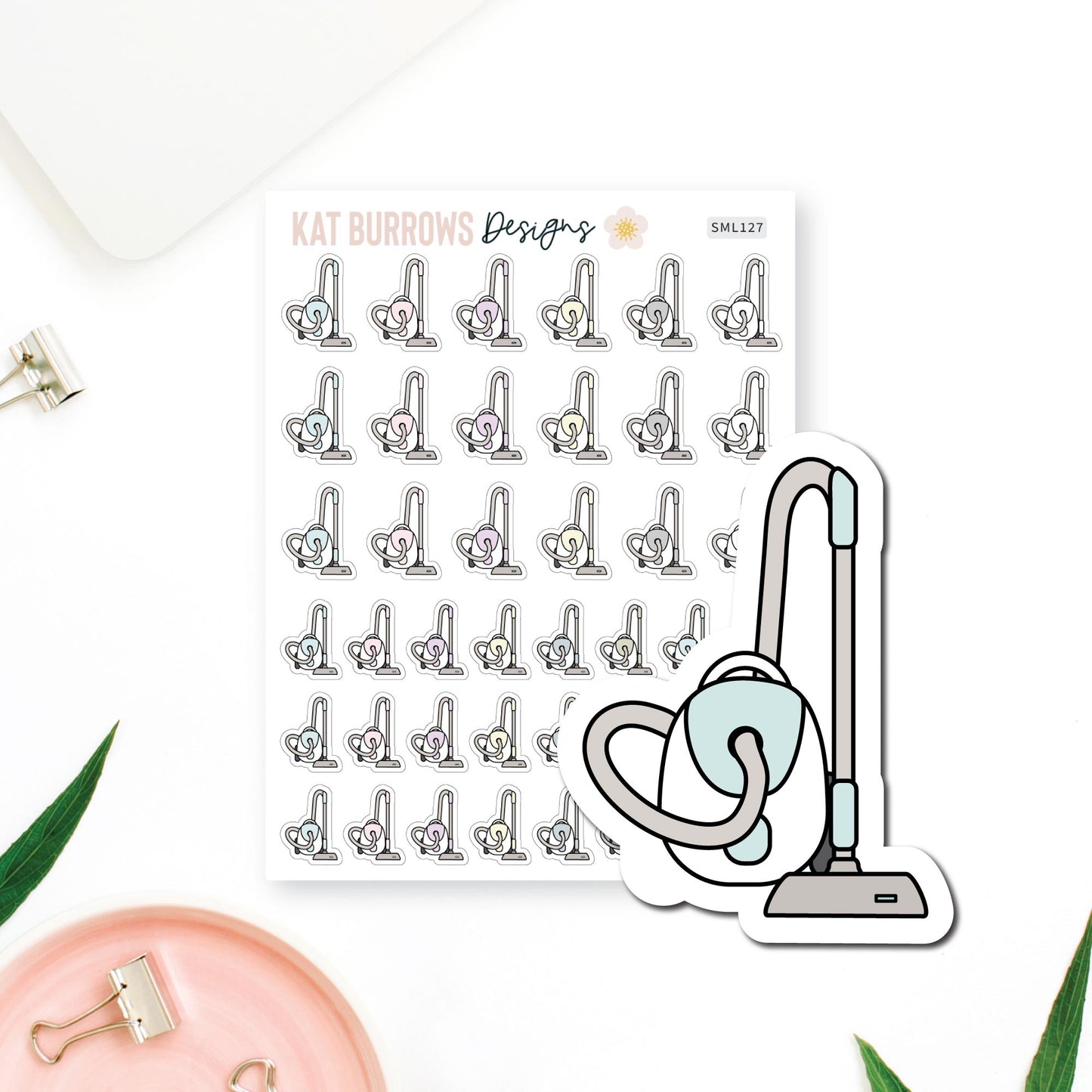 Stickers: Vacuum Cleaner