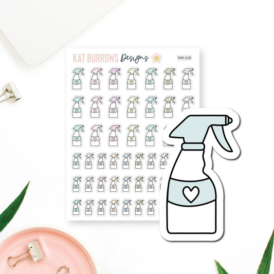 Stickers: Cleaning Spray