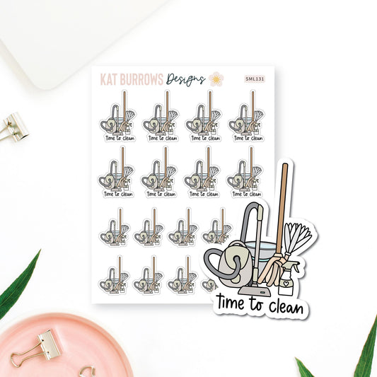 Stickers: Time to Clean