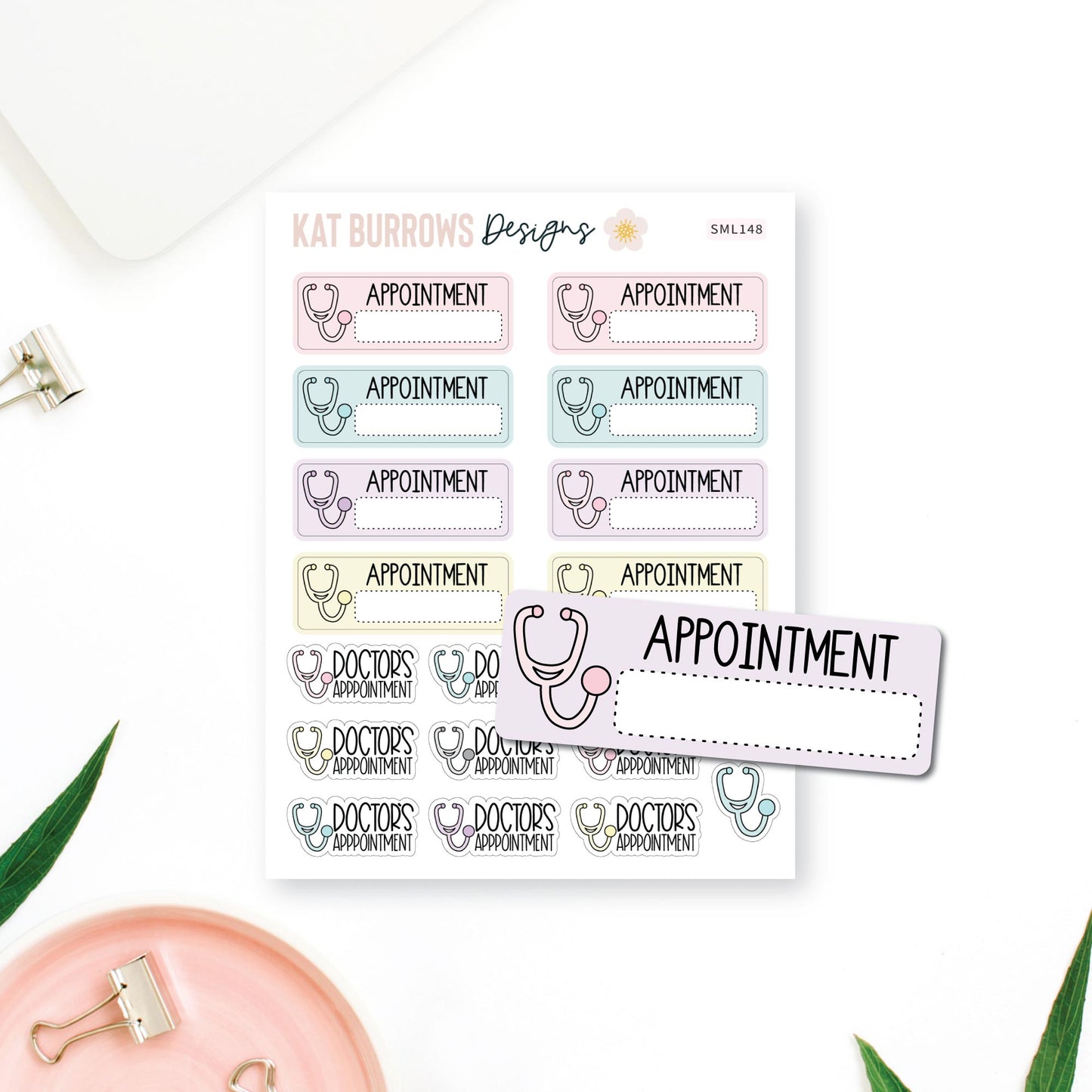 Stickers: Doctor's Appointment