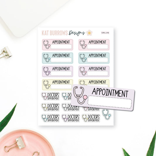 Stickers: Doctor's Appointment