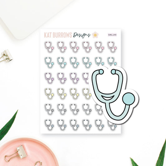 Stickers: Dr Stethoscope