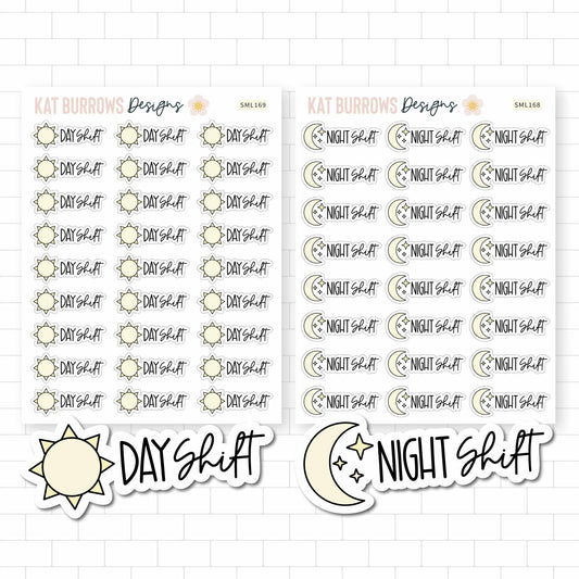 Stickers: Night Shift/Day Shift Script Icons
