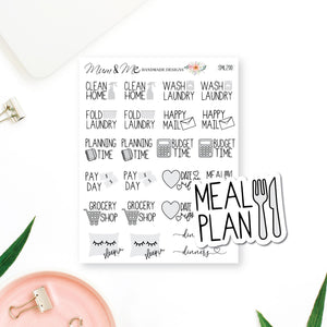 Stickers: Assorted Script Icons