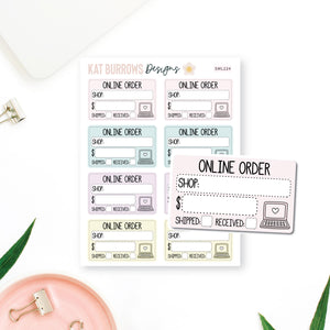 Stickers: Online Order Tracker
