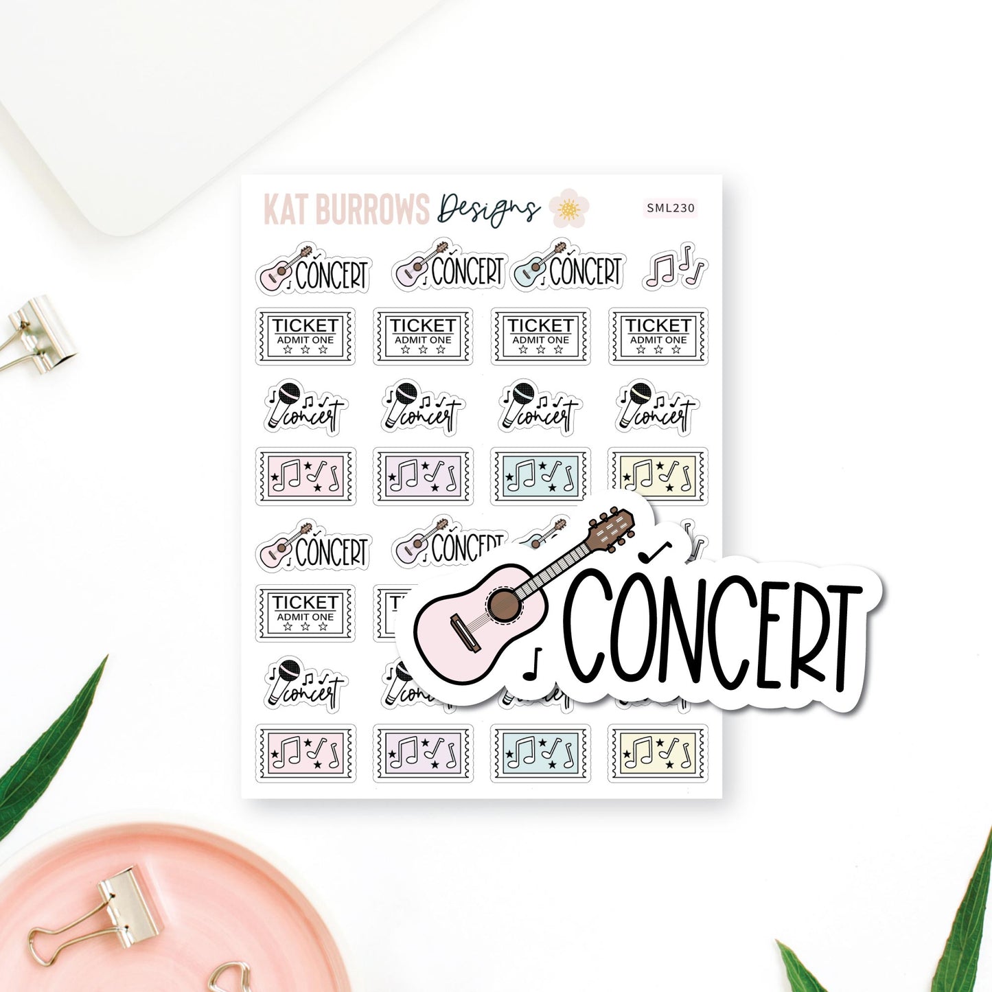 Stickers: Concert
