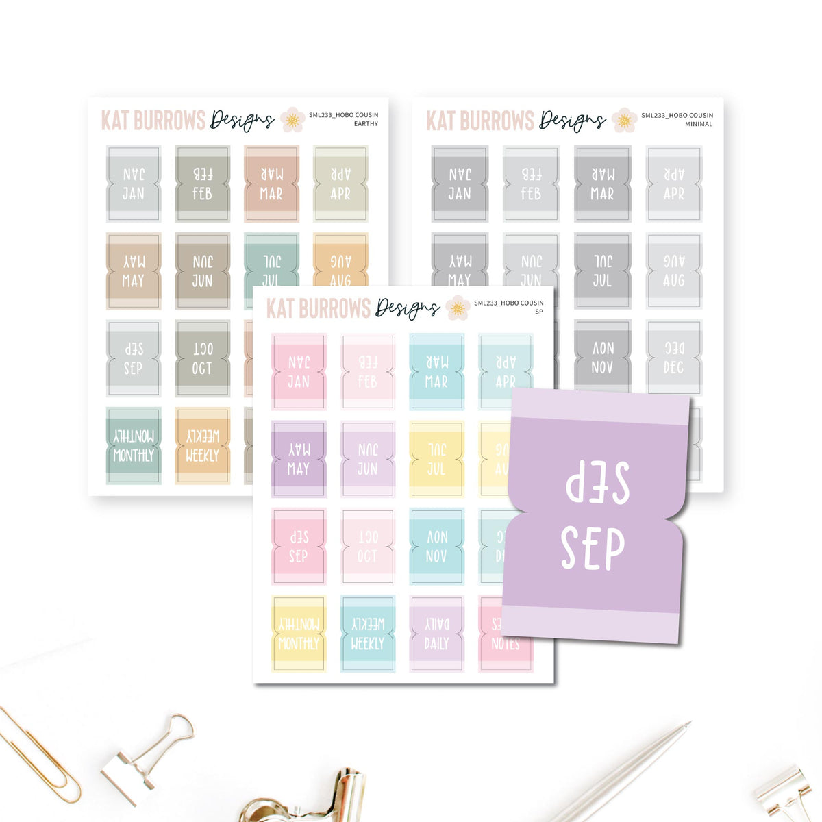 Stickers: Hobonichi Tabs