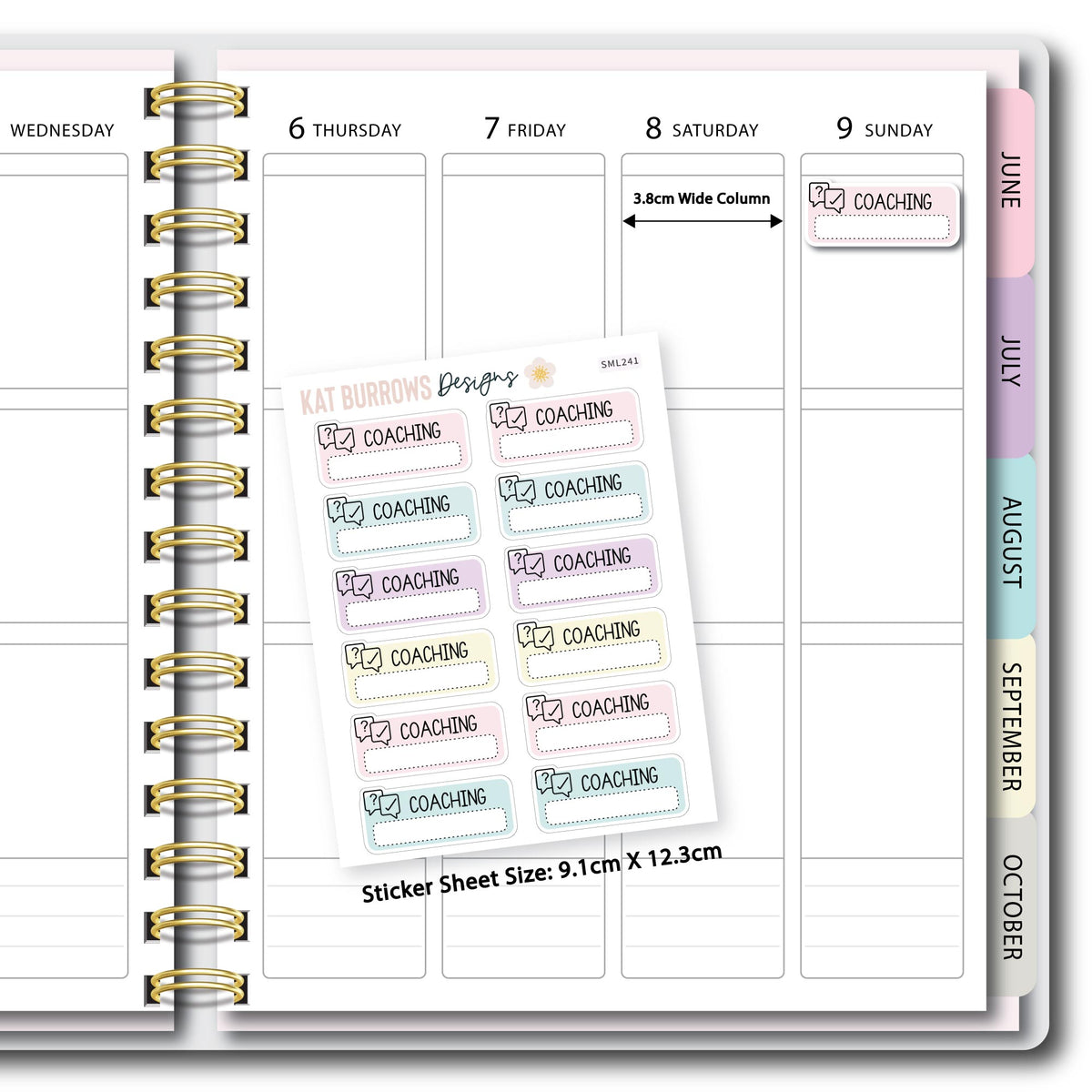 Stickers: Coaching planner sticker sheet image 2