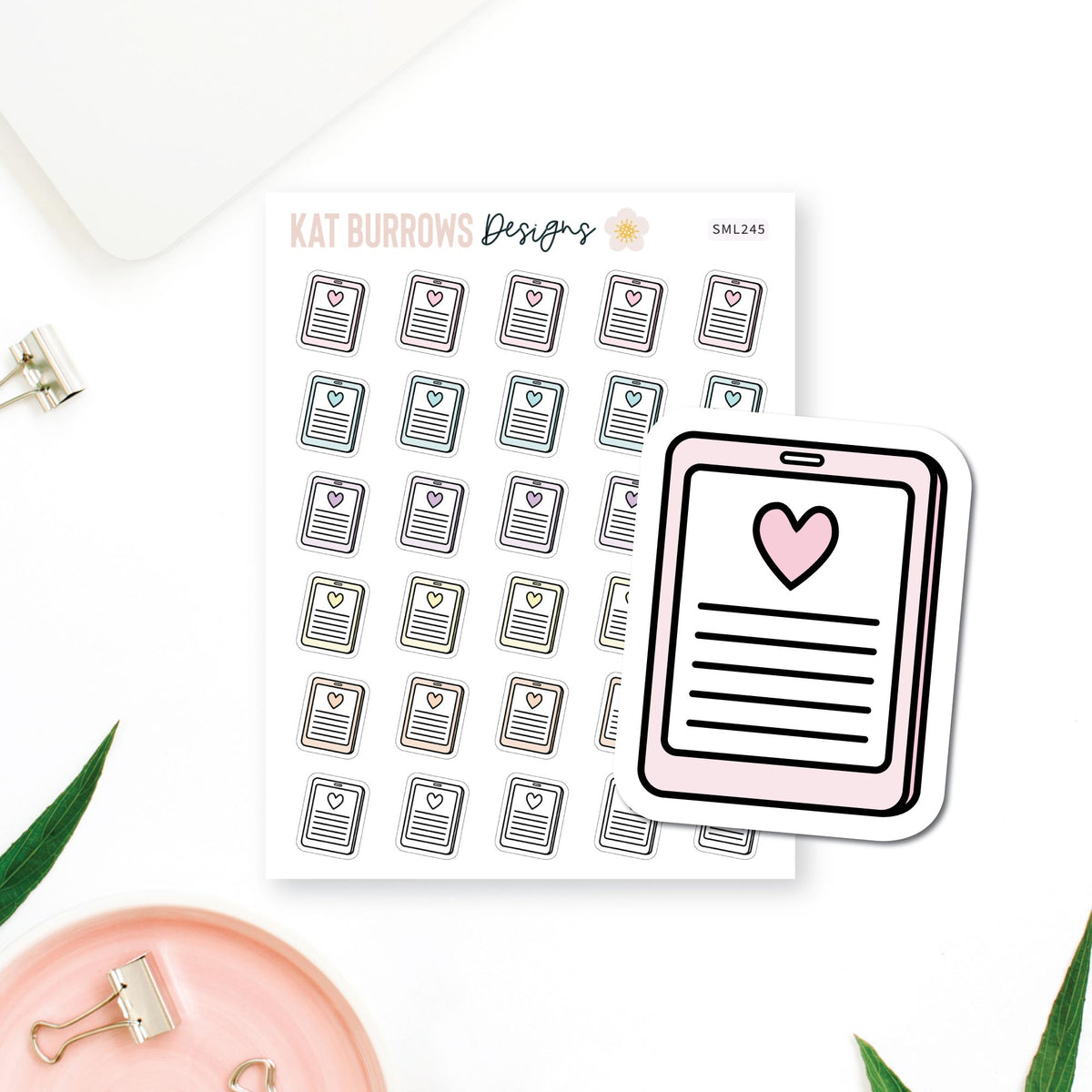 Stickers: Kindle planner sticker sheet image 1