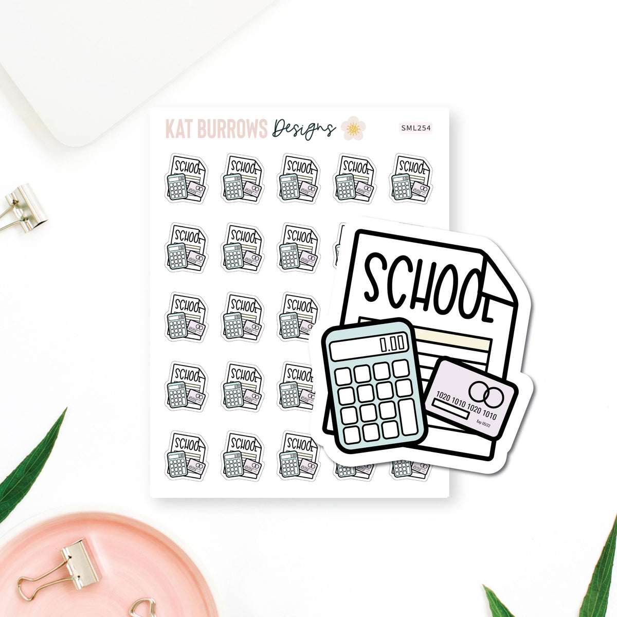 Stickers: Pay School Fees planner sticker sheet image 1