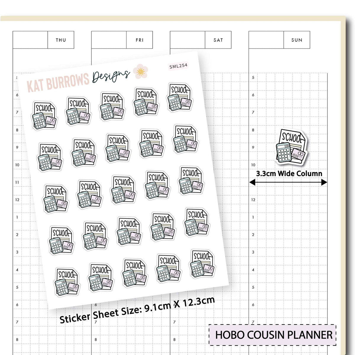 Stickers: Pay School Fees planner sticker sheet image 3