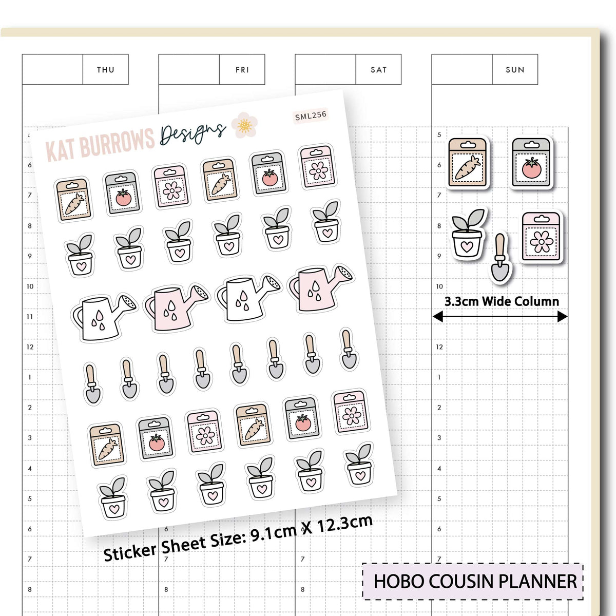 Stickers: Gardening Items