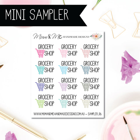 Mini Sampler: Grocery Shop