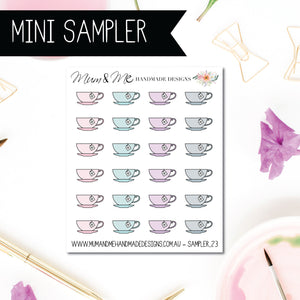 Mini Sampler: Tea Cups