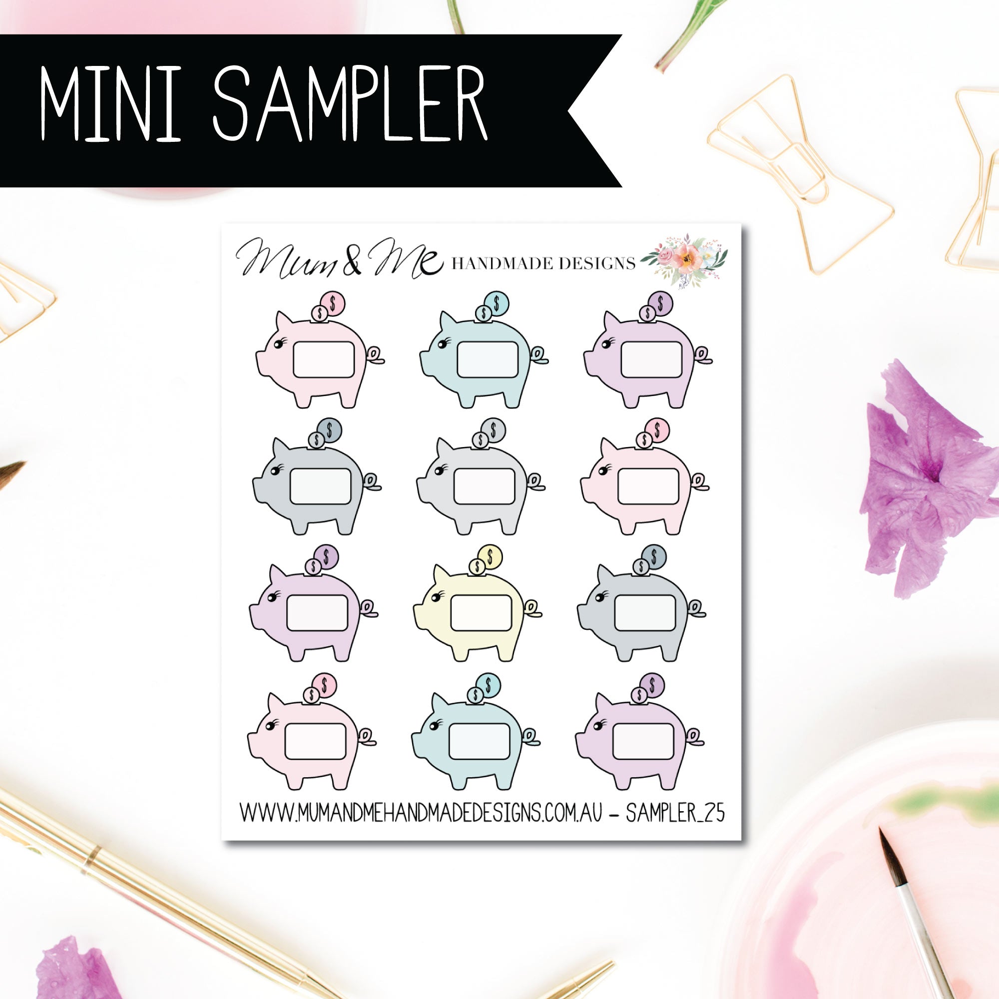 Mini Sampler: Piggy Bank