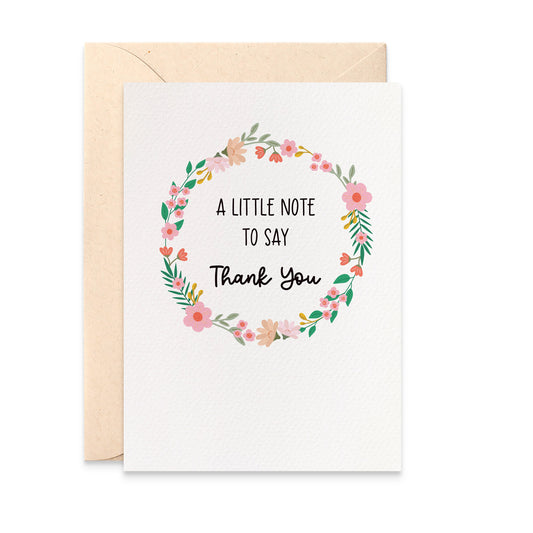 Floral Wreath Thank You