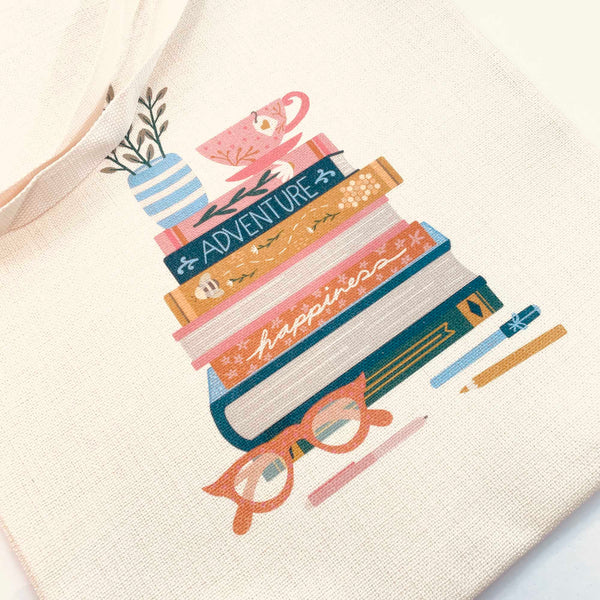 Canvas Tote Bag: Bookish