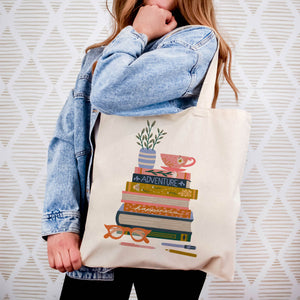 Canvas Tote Bag: Bookish