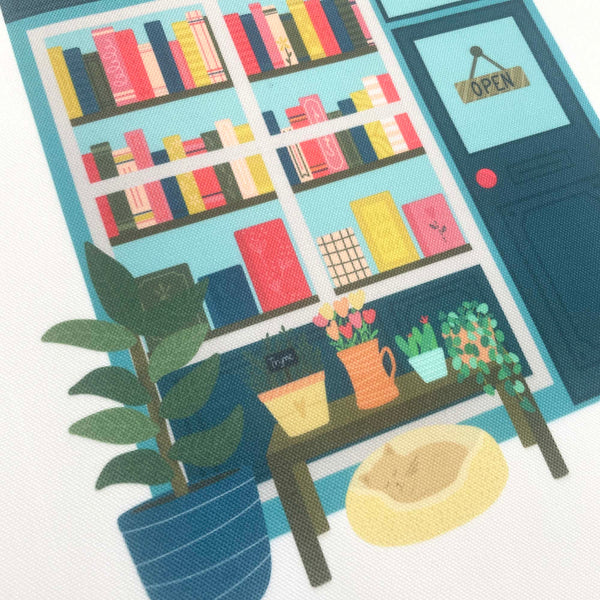 White Tote Bag: Book Store