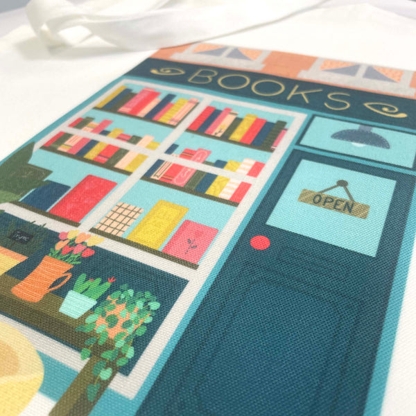 White Tote Bag: Book Store