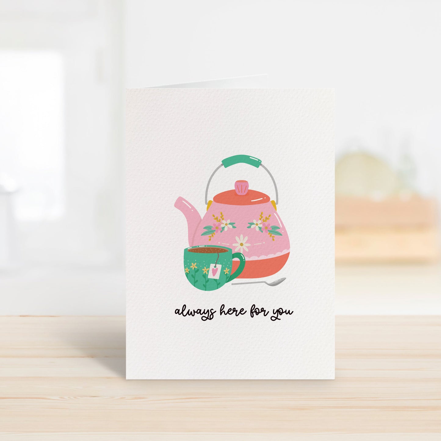 Floral Teapot and Teacup