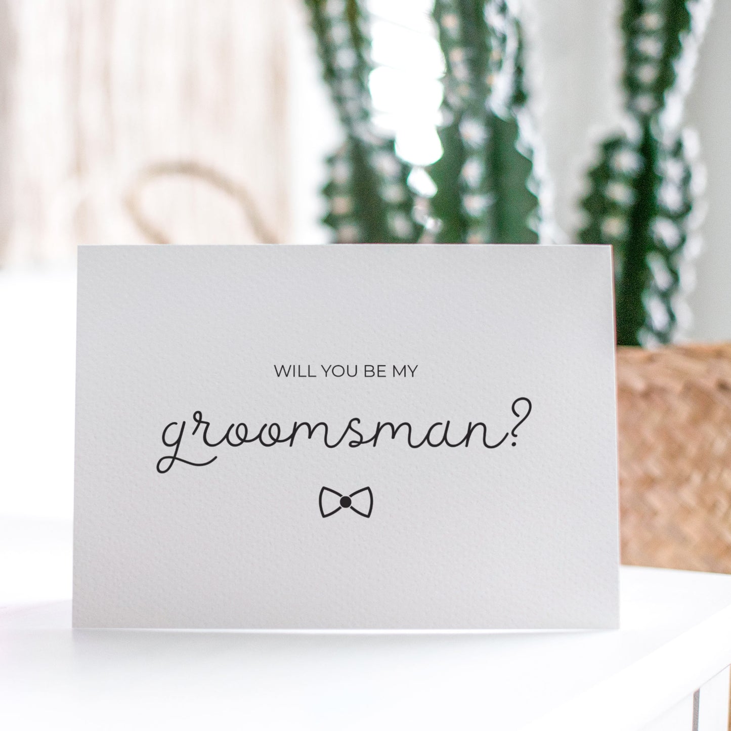 Will you be my Best Man