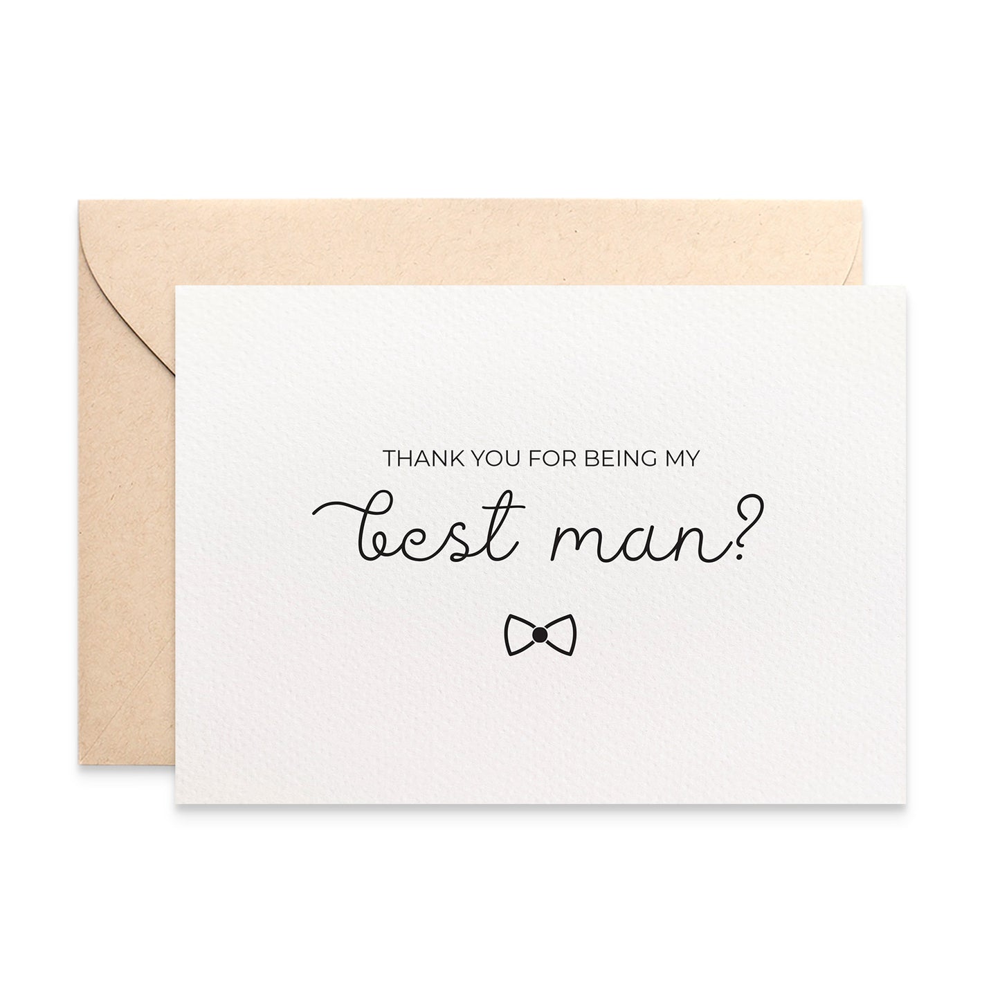 Thank You for being my Best Man