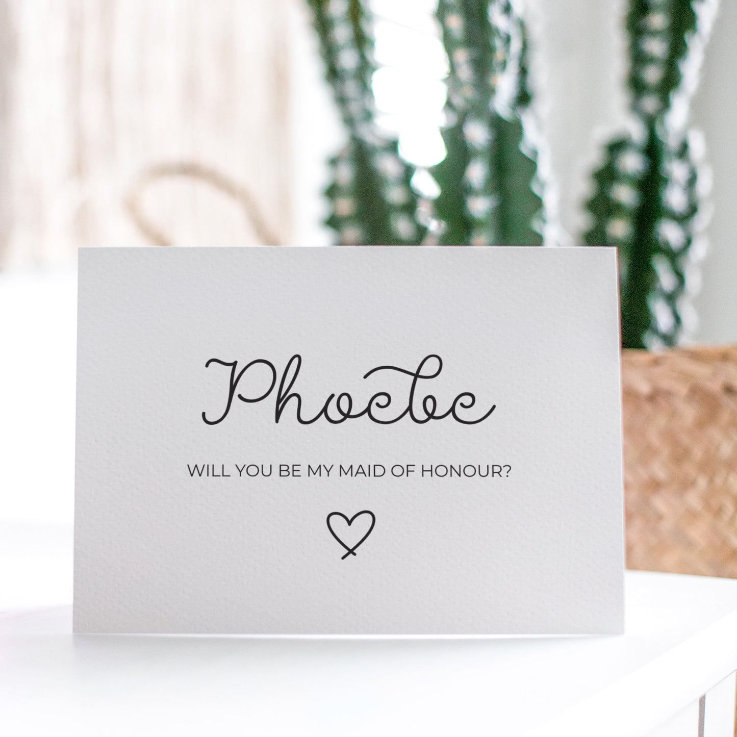 PERSONALISE: Will you be my Bridesmaid