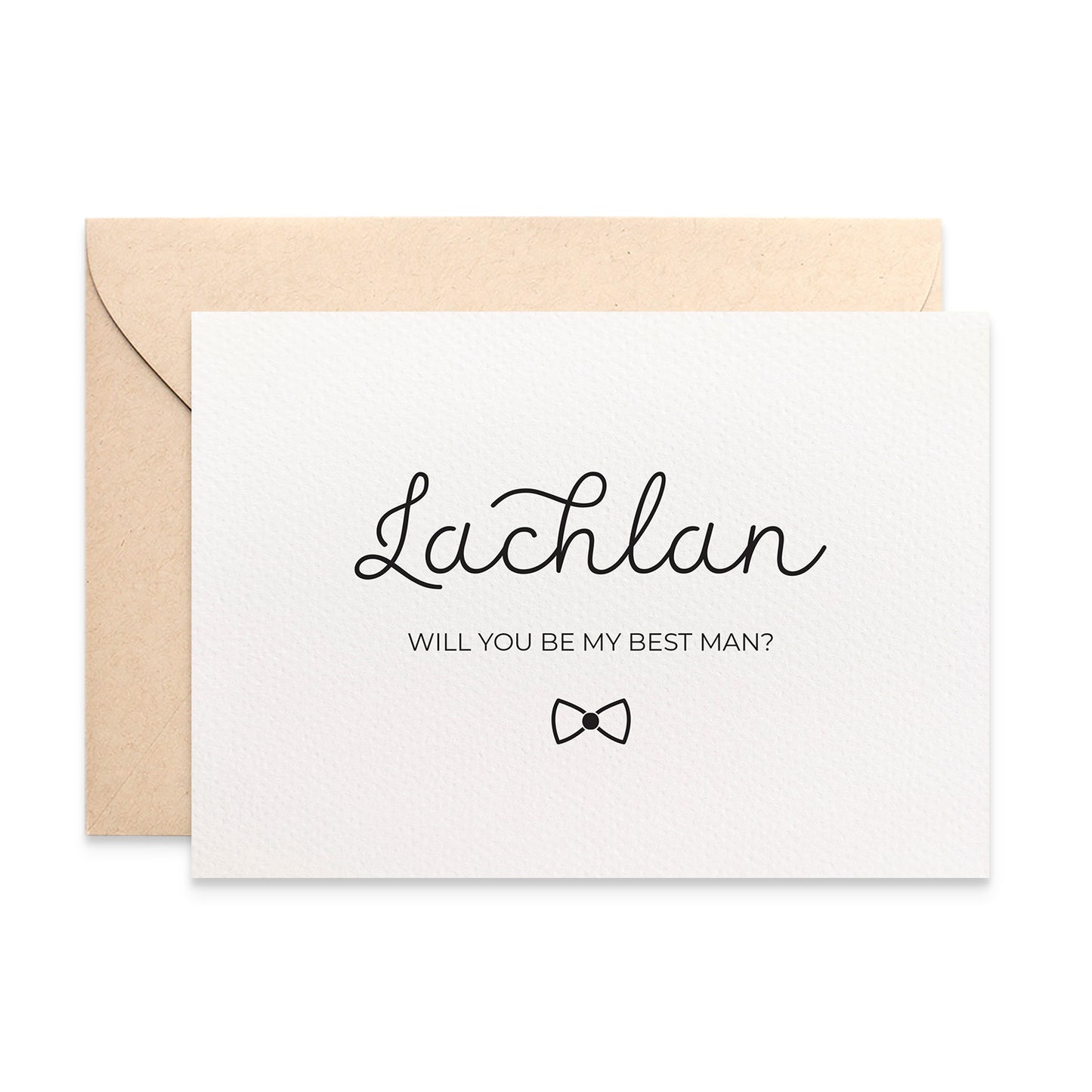 PERSONALISE: Will you be my Best Man