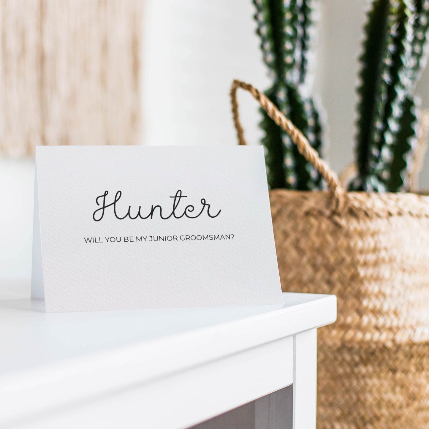 PERSONALISE: Will you be my Best Man