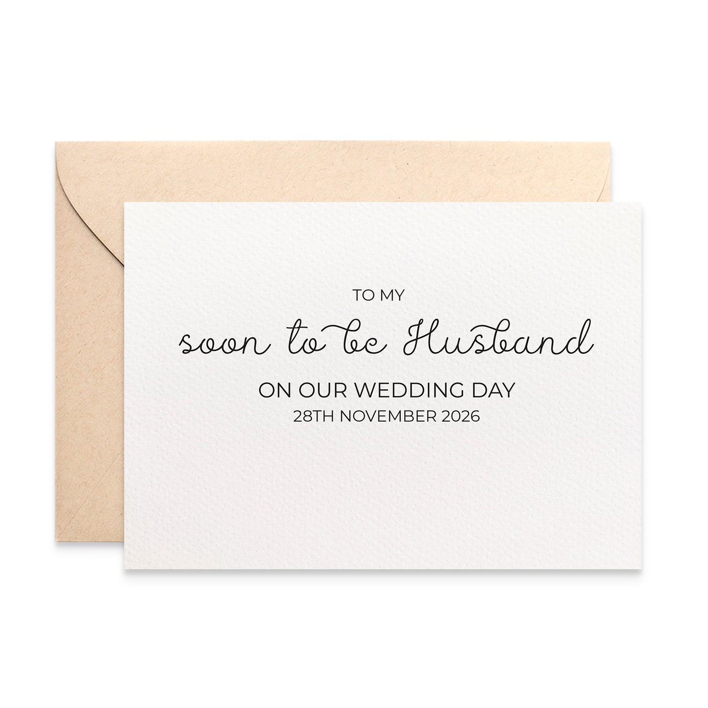 PERSONALISE: To my Soon to be Husband