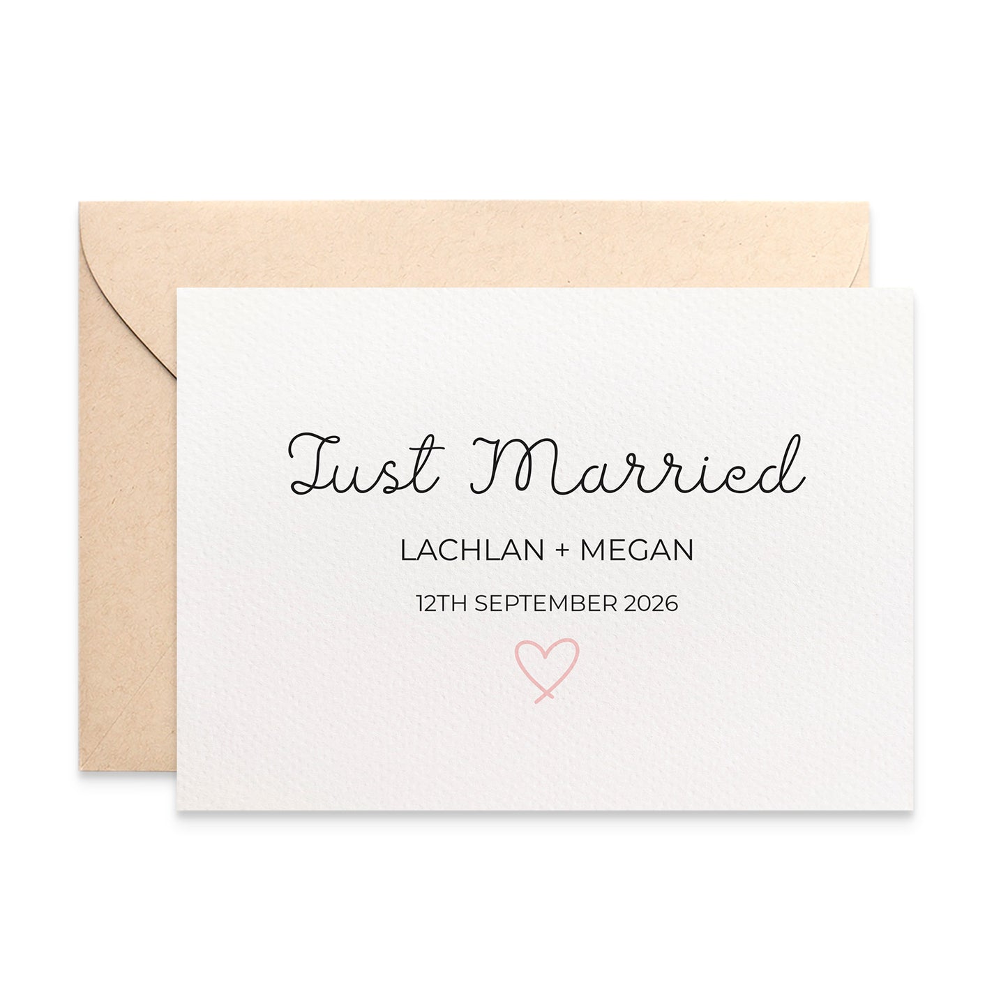 PERSONALISE: Just Married