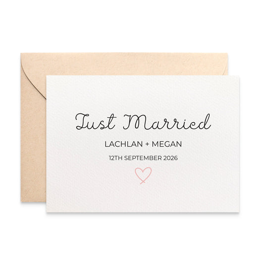 PERSONALISE: Just Married