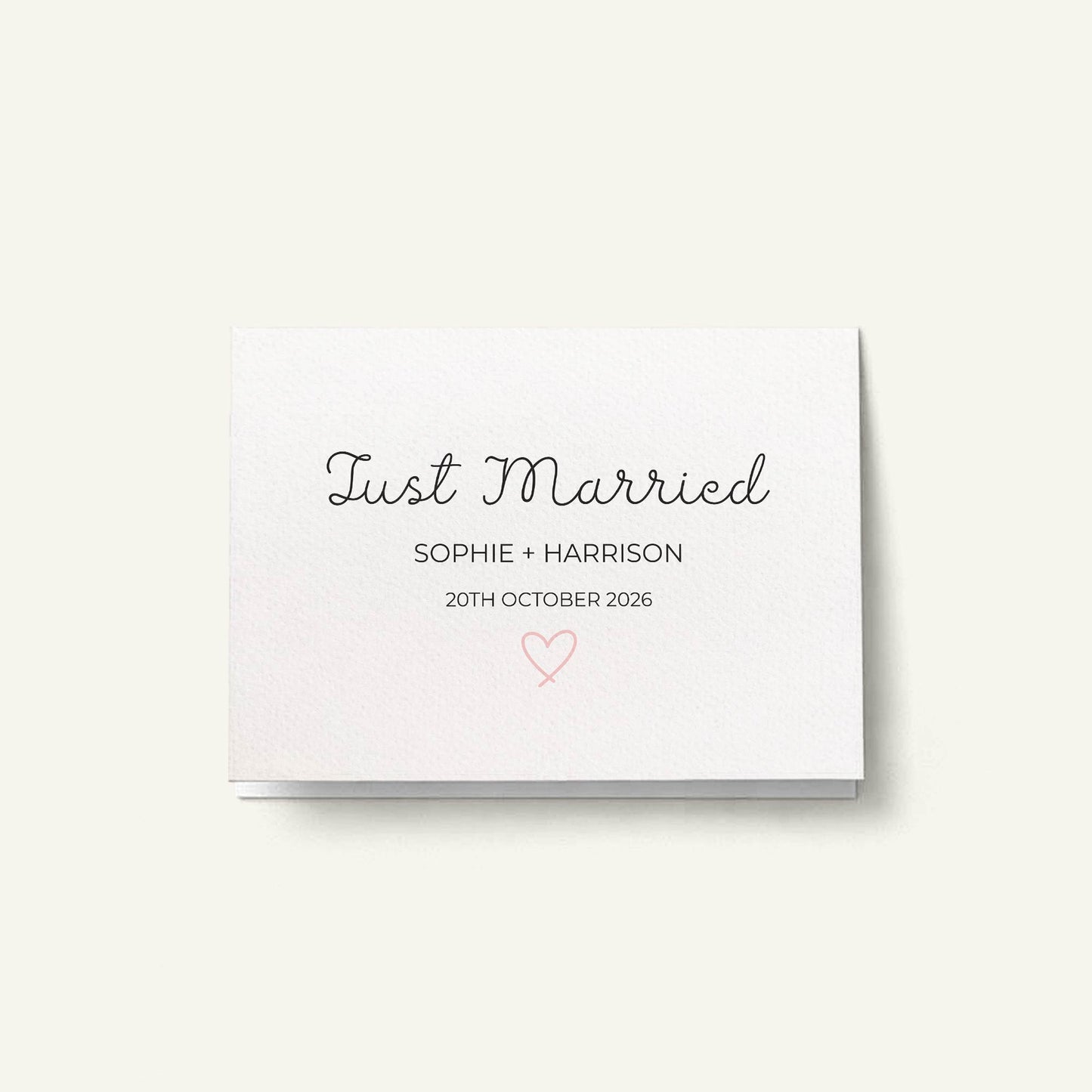 PERSONALISE: Just Married