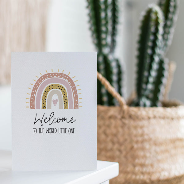 Welcome Boho Rainbow