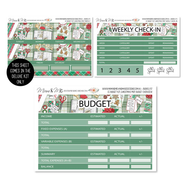 Budget Kit: Christmas Prep